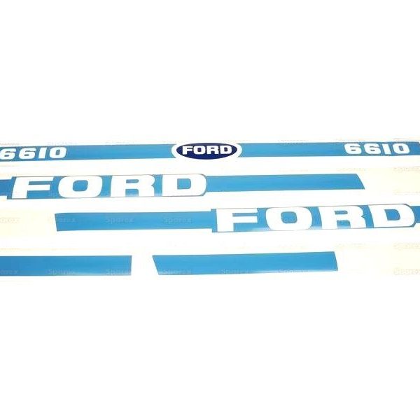 EARLY TYPE DECAL SET FOR FORD 6610 TRACTORS WITH CAB.