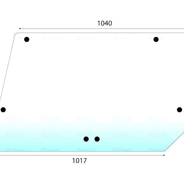 REAR WINDOW FOR CASE INTERNATIONAL 3210 3220 3230 4210 4220 4230 4230 4240 TRACTORS.