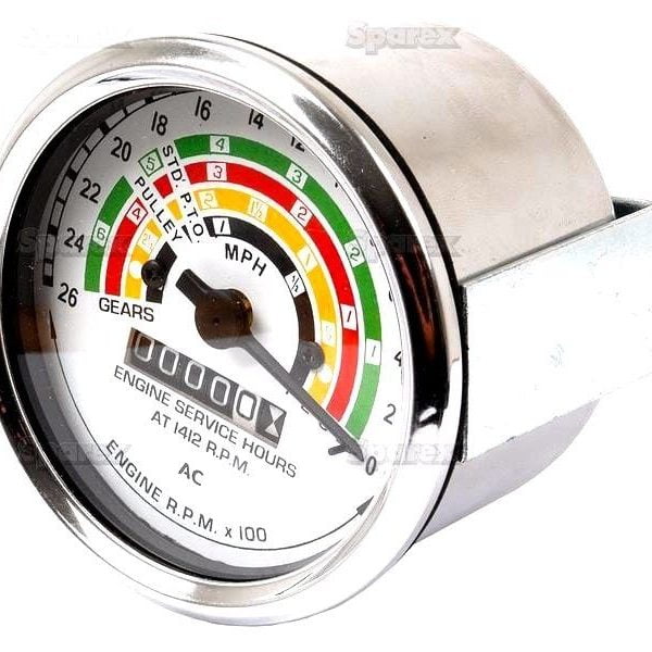 TACHOMETER FOR FORDSON DEXTA SUPER DEXTA SUPER MAJOR TRACTORS.