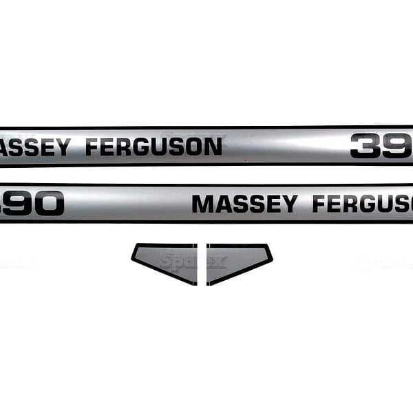 DECAL SET FOR MASSEY FERGUSON 390 TRACTORS.