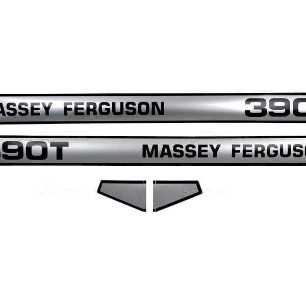 DECAL SET FOR MASSEY FERGUSON 390T TRACTORS.
