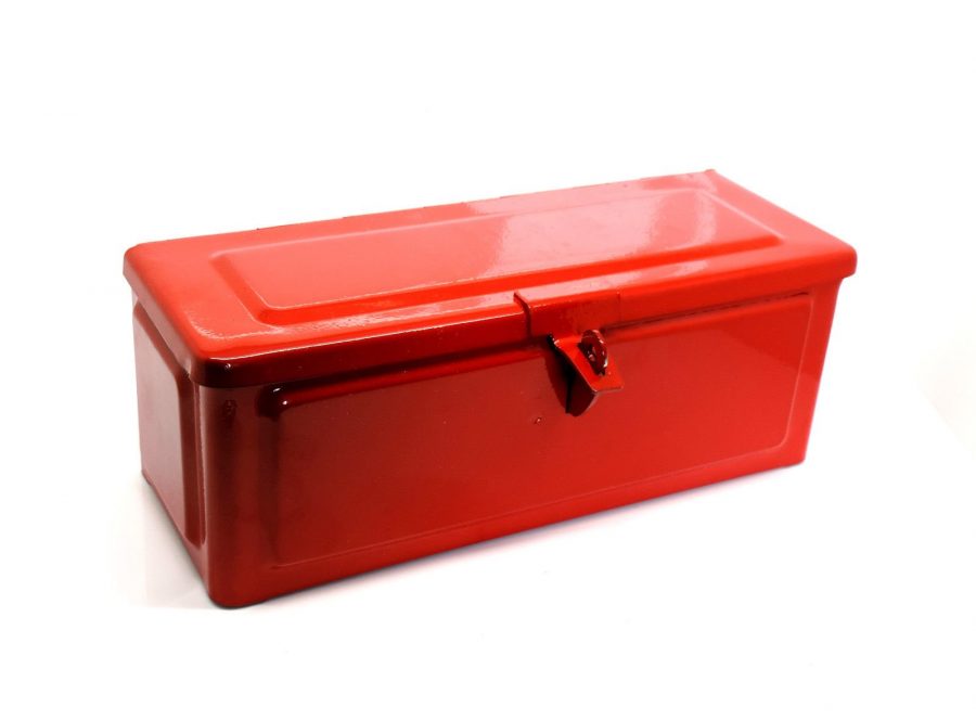 LARGE RED TOOL BOX FOR MASSEY FERGUSON 35 35x 130 135 145 148 152 155 168 TRACTORS.