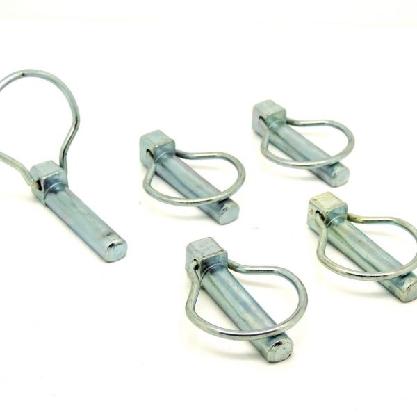 PACK OF 5 x PEAR LINCH PINS 11mm Ø PIN x 44.5mm.
