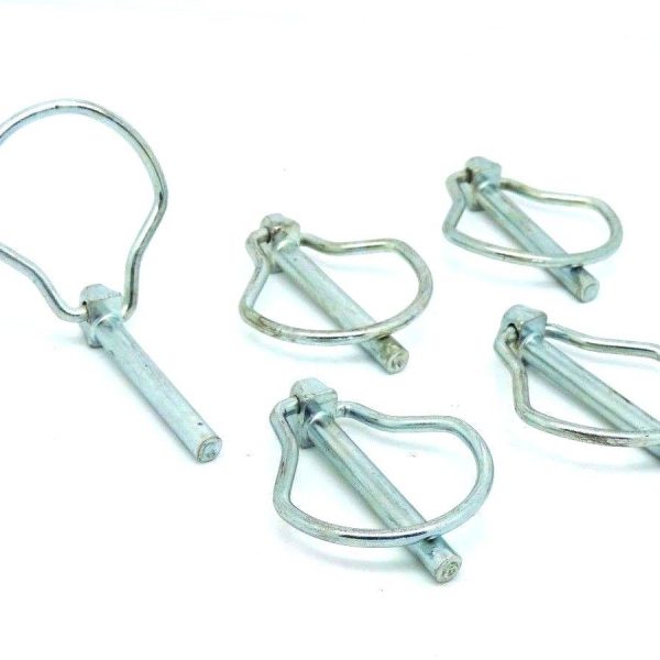 PACK OF 5 x PEAR LINCH PINS 9.5mm Ø PIN x 44.5mm.
