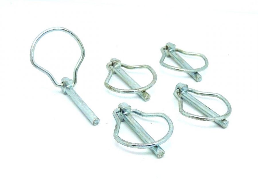 PACK OF 5 x PEAR LINCH PINS 9.5mm Ø PIN x 44.5mm.