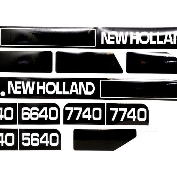 DECAL SET FOR NEW HOLLAND 5640 6640 7740 TRACTORS.
