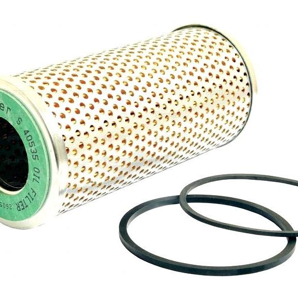 HORIZONTAL TYPE ENGINE OIL FILTER FOR MASSEY FERGUSON TEA20 TED20 FE35 TRACTORS.