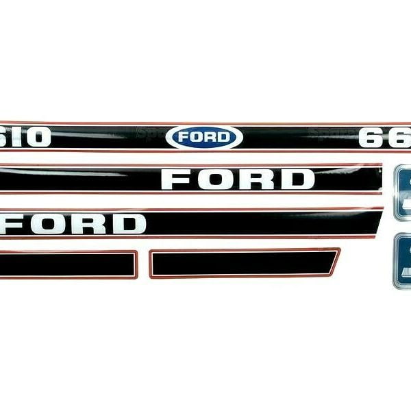 BONNET DECAL SET FOR FORD 6610 TRACTORS.