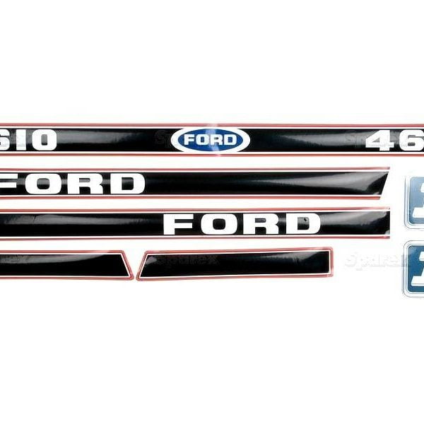 BONNET DECAL SET FOR FORD 4610 TRACTORS.