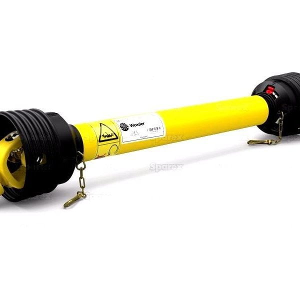 PTO SHAFT TRIANGULAR TUBE (810mm Lz) 3/8 x 6 SPLINE QR TO 3/8 x 6 SPLINE QR.