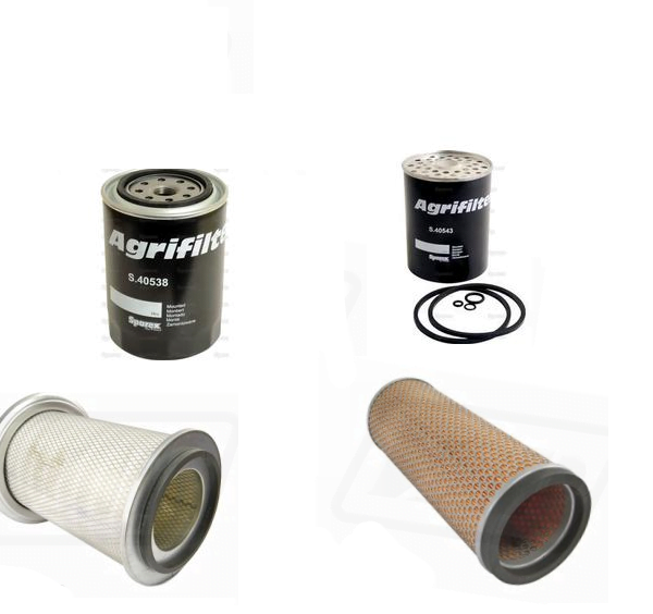 FILTER SERVICE KIT FOR MASSEY FERGUSON 3630 3645 3650 TRACTORS.