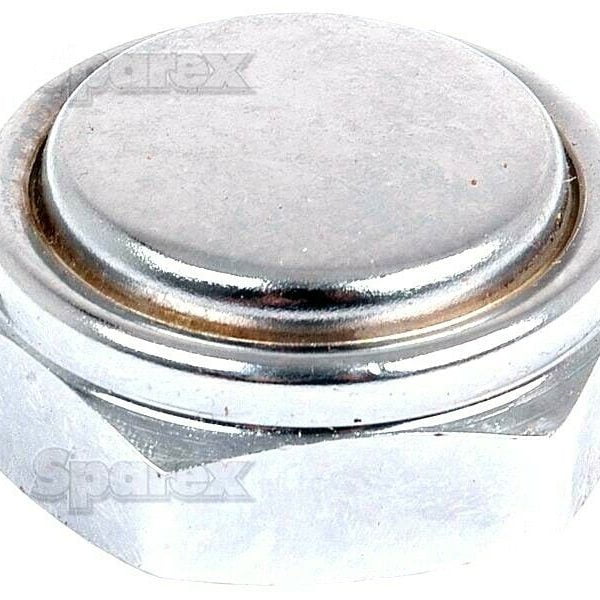 CHROME STEERING WHEEL NUT FOR FORDSON DEXTA SUPER DEXTA TRACTORS.