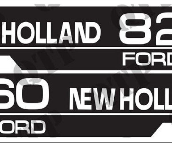 DECAL SET FOR FORD NEW HOLLAND 8260 TRACTORS.