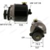 POWER STEERING PUMP FOR FORD 550 555 655 BACKHOE WHEELED DIGGERS. - Image 2