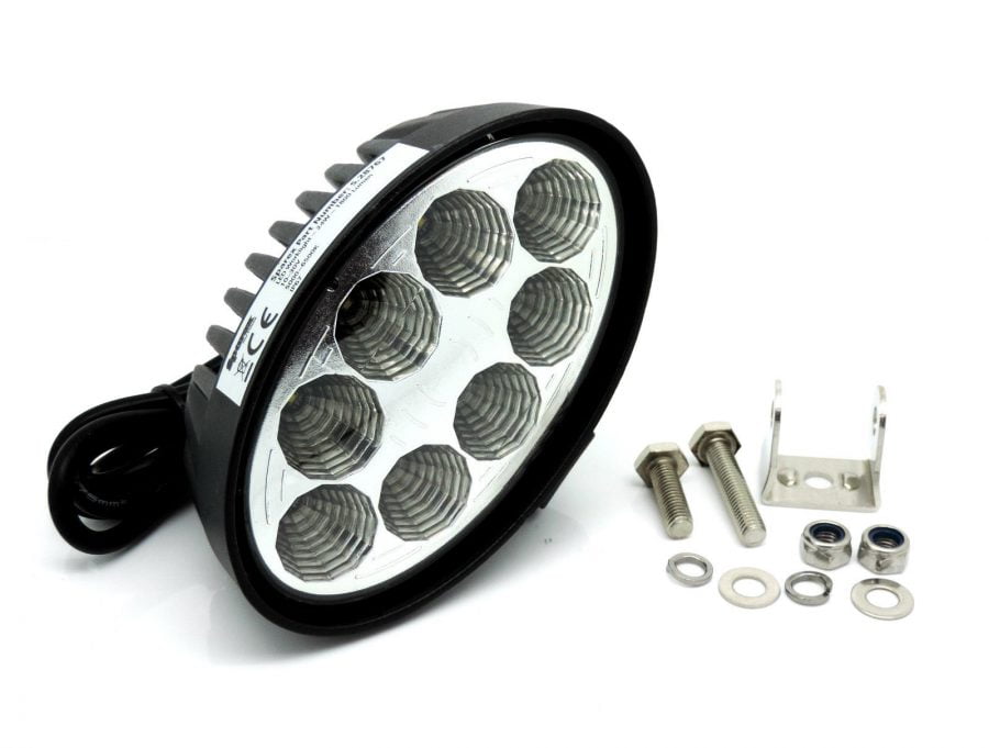 LED WORK LIGHT 1800 LUMENS 12 / 24 VOLT FOR VARIOUS TRACTORS.