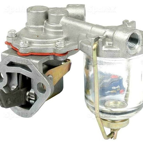 FUEL LIFT PUMP WITH GLASS BOWL FOR MASSEY FERGUSON 35 135 145 152 TRACTORS.