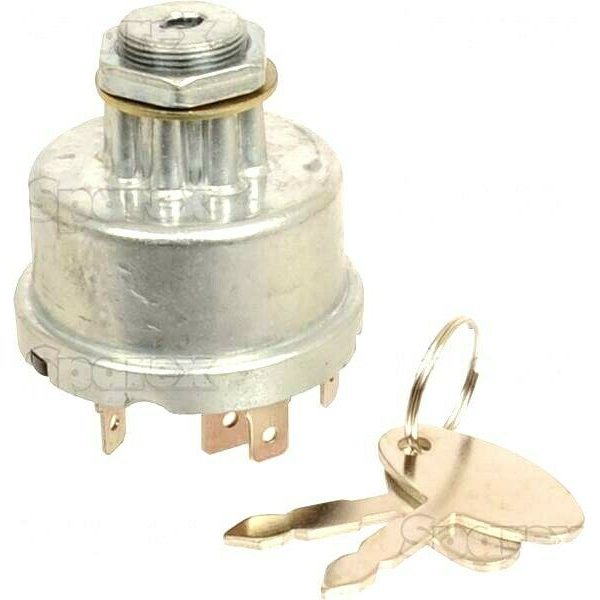 IGNITION BARREL & KEY FOR FORD 2600 3600 4100 4600 5600 6600 6700 7600 7700 TRACTORS.