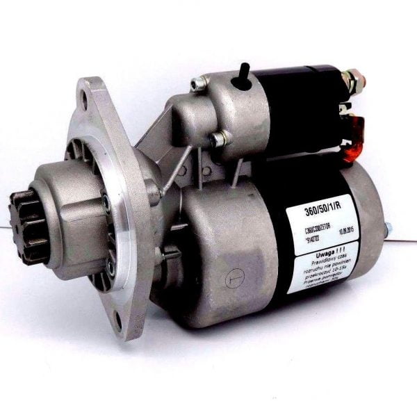STARTER MOTOR WITH REDUCER FOR VARIOUS ZETOR UR1 SERIES TRACTORS SEE LIST