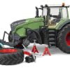BRUDER FENDT 1050 VARIO TRACTOR WITH MECHANIC AND GARAGE EQUIPMENT 1:16 SCALE - Image 2
