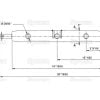 3 POINT LINKAGE CAT 1 DRAWBAR HITCH SYSTEM WITH 3 HOLES. - Image 4