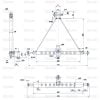 3 POINT LINKAGE CAT 1 DRAWBAR HITCH SYSTEM WITH 9 HOLES. - Image 6
