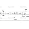 3 POINT LINKAGE CAT 2 DRAWBAR HITCH SYSTEM WITH 9 HOLES. - Image 4