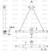 3 POINT LINKAGE CAT 2 DRAWBAR HITCH SYSTEM WITH 9 HOLES. - Image 5