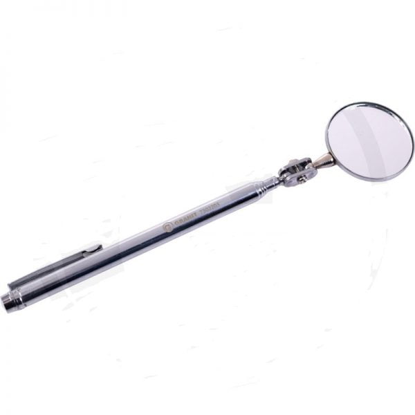 TELESCOPIC STAINLESS STEEL MIRROR.