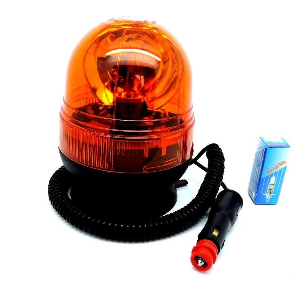 FLASHING BEACON MAGNETIC BASE FOR MASSEY FERGUSON JOHN DEERE FORD CASE IH.