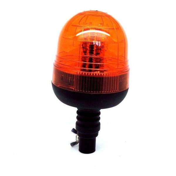 LED FLASHING BEACON FLEXIBLE PIN TYPE FOR MASSEY FERGUSON JOHN DEERE FORD CASE.