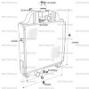 RADIATOR FOR CLAAS RENAULT CERES 330 330X 340 340X CERGOS 330 340 350 ERGOS TRACTORS. - Image 2