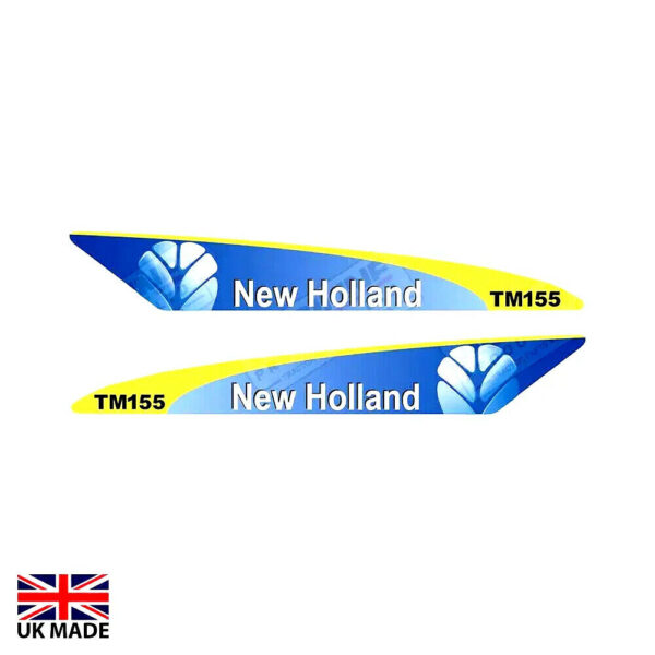 DECAL SET FOR NEW HOLLAND TM155 TRACTORS.