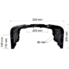 FRONT GRILLE FOR SOME MASSEY FERGUSON 155 158 TRACTORS. - Image 2