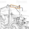 LED WORK LIGHT FOR NEW HOLLAND T7030 T7040 T7050 T7060 T7070 TRACTORS. - Image 5