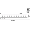 CAT 2 LINKAGE DRAWBAR 7 HOLE FOR MASSEY JOHN DEERE FORD CASE TRACTORS. - Image 2