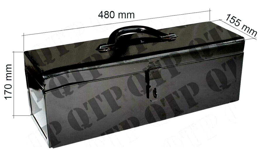STEEL TOOLBOX FOR JOHN DEERE 6000 6010 6020 6030 SERIES TRACTORS.