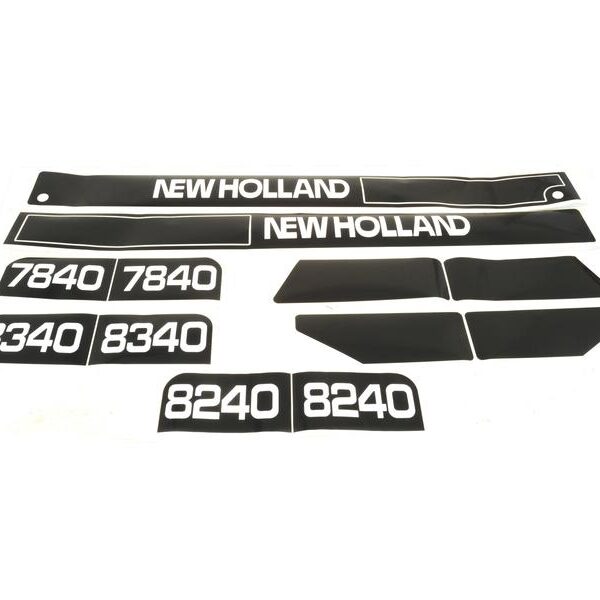 BONNET DECAL SET FOR FORD NEW HOLLAND 7840 8240 8340 TRACTORS.