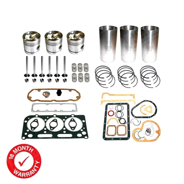 ENGINE OVERHAUL KIT WITH VALVE TRAIN FOR DAVID BROWN 1190 1194 TRACTORS.