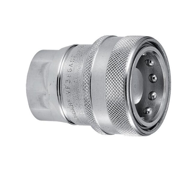 M18 x 1.50 METRIC FEMALE HYDRAULIC TRAILER BRAKE QUICK RELEASE COUPLING.