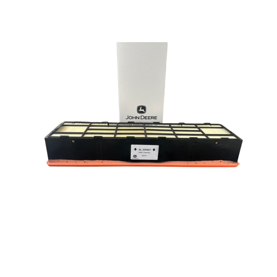 GENUINE AL220527 CAB FRESH AIR FILTER FOR JOHN DEERE 6R SERIES TRACTORS.
