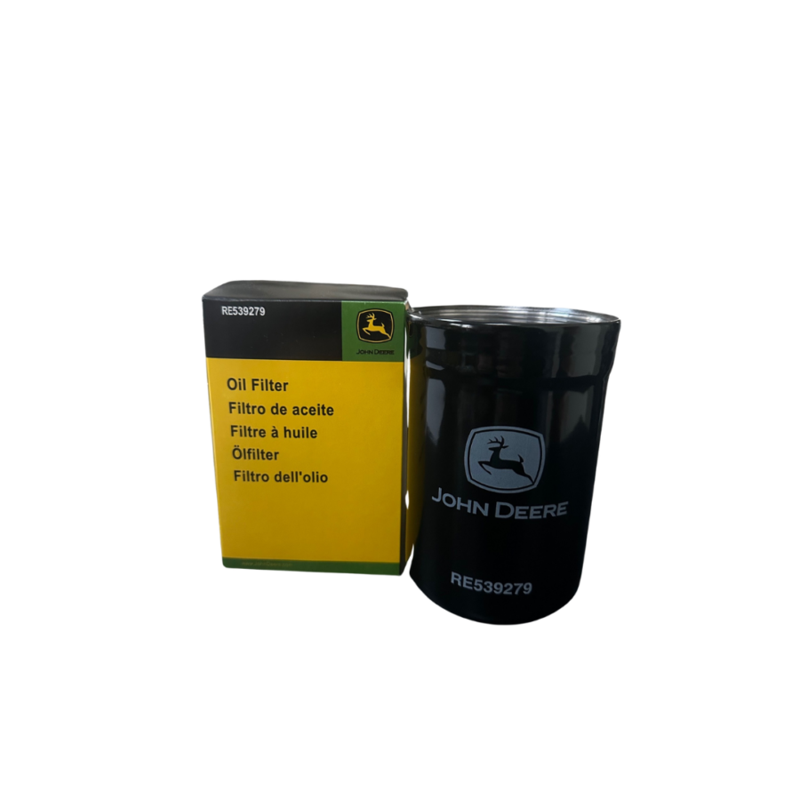 GENUINE RE539279 ENGINE OIL FILTER FOR JOHN DEERE 6R SERIES TRACTORS.