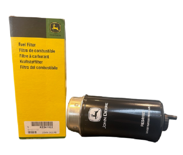 GENUINE RE541922 PRIMARY FUEL FILTER FOR JOHN DEERE 6000M SERIES TRACTORS.