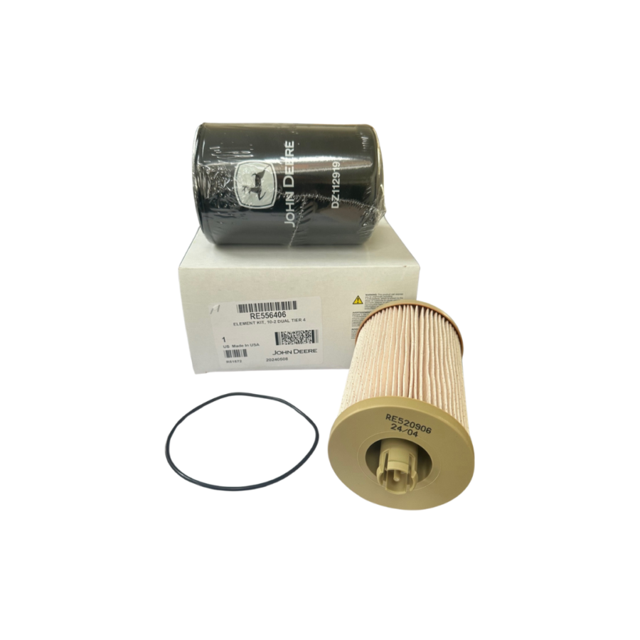 GENUINE RE556406 FUEL FILTER KIT FOR JOHN DEERE 6155R 6175R 6195R 6215R TRACTORS.