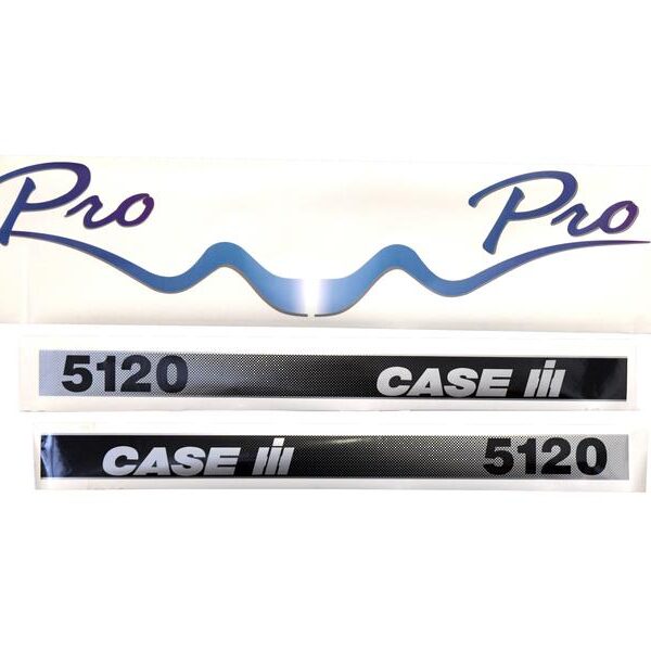 BONNET DECAL SET FOR CASE IH 5120 PRO TRACTOR.