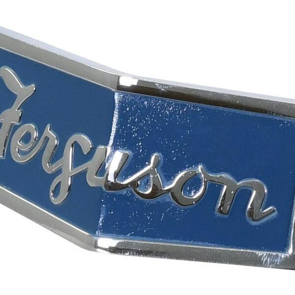 PAINTED BONNET BADGE FOR MASSEY FERGUSON TE20 TEA20 TED20 TEF20 TRACTORS.