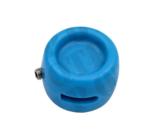 BLUE SPOOL VALVE LEVER KNOB FOR FORD 10 30 TW SERIES TRACTORS WITH SQ CABS.