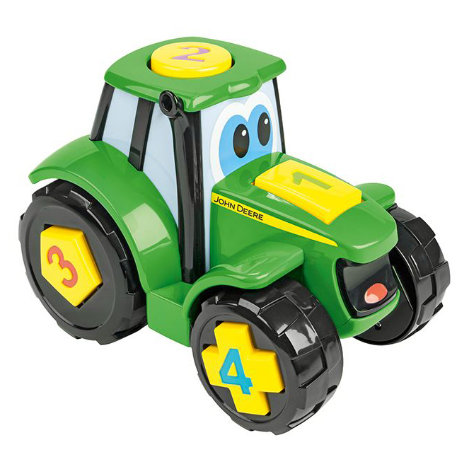 JOHN DEERE LEARN AND POP JOHNNY TRACTOR. - Image 2