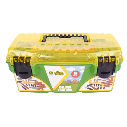 JOHN DEERE DELUXE TOOL BOX SET. - Image 2