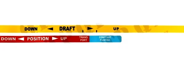 LIFT ARM POSITION DECAL FOR MASSEY FERGUSON 35 135 TRACTORS.