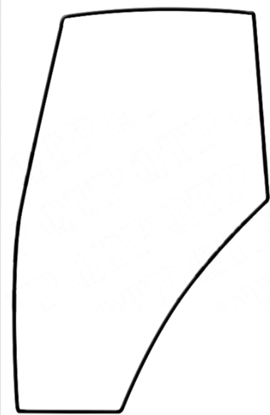 DOOR GLASS RUBBER FOR MASSEY FERGUSON 5400 6400 SERIES TRACTORS.